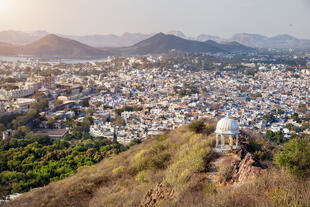 Blick auf Udaipur