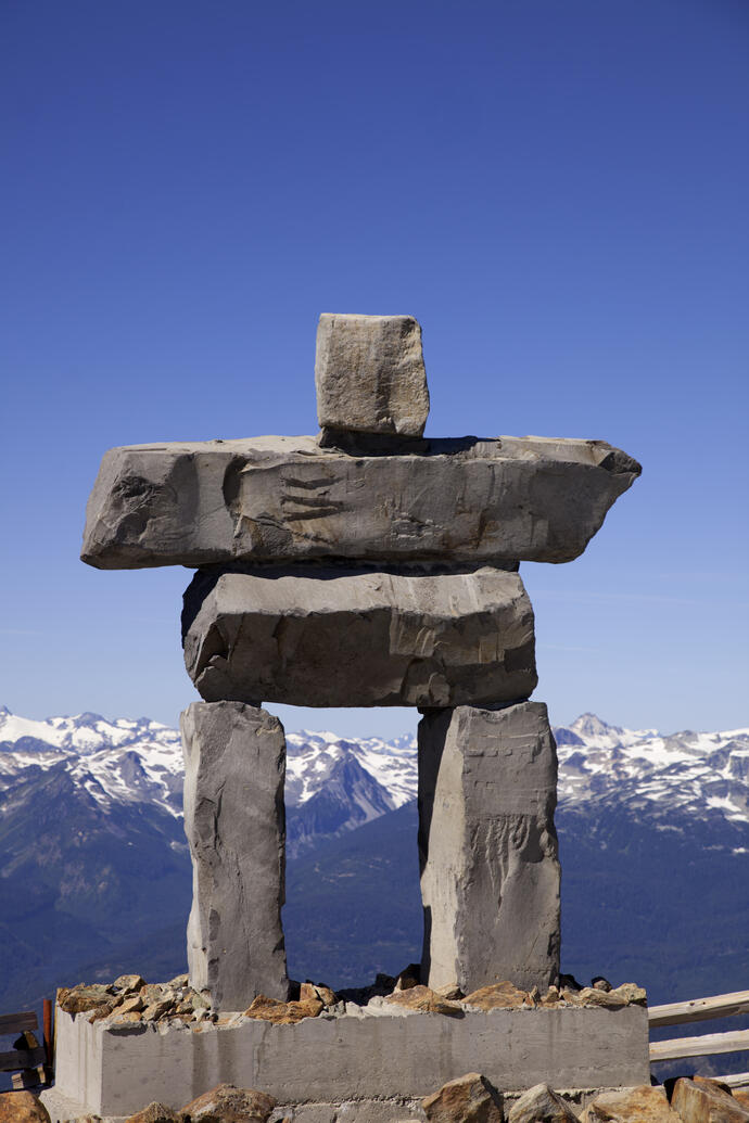 First Nation Monument auf dem Whistler 