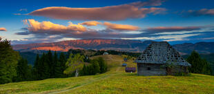 Panorama des Naturparks Piatra Craiului