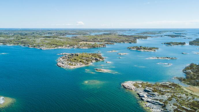 Aland Inseln Drohnenaufnahme