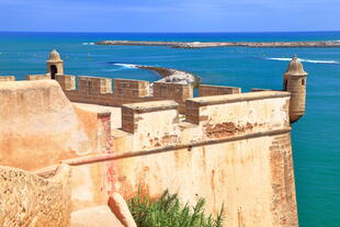 Ausblick von den Mauern der Kasbah Oudaia