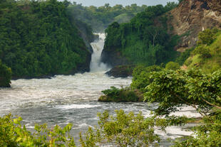 Ausblick Wasserfall