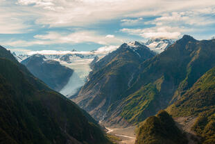 Blick auf den Fox Gletscher