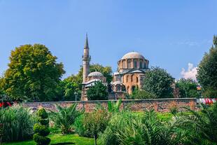 Chora Kirche mit Garten