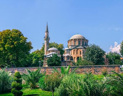 Chora Kirche mit Garten