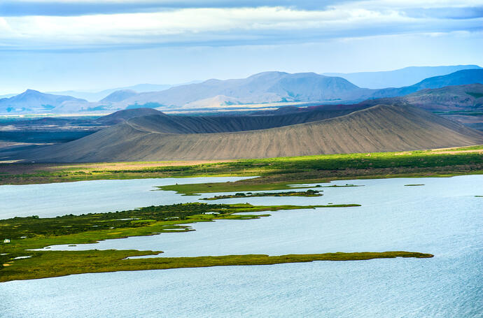 Hverfjall Krater am Mývatn See