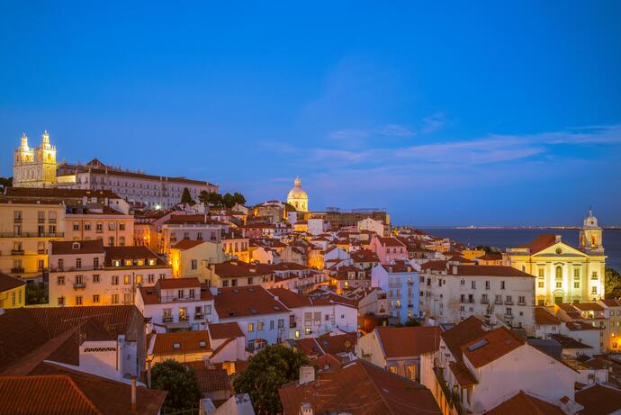 Alfama am Abend