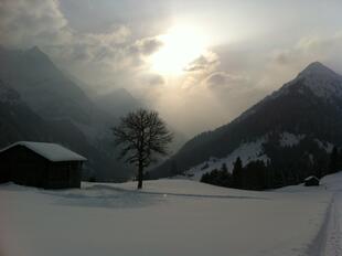 Winterstimmung in Hinterhornbach