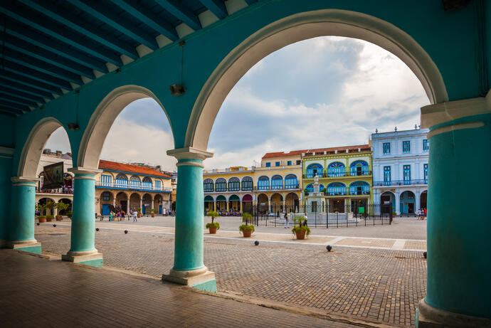 Plaza Vieja in Havanna 