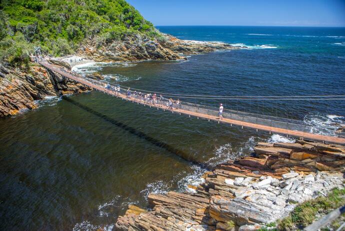 Hängebrücke im Tsitsikamma Nationalpark