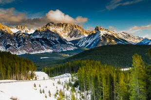 Winter in den Rockies 