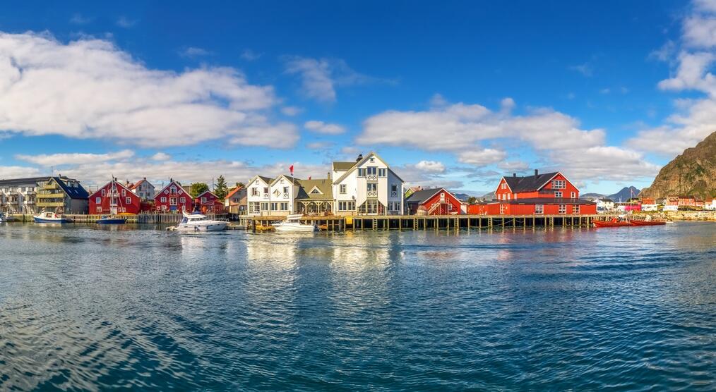 Blick auf Henningsvaer