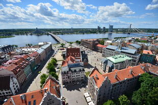 Blick auf Riga