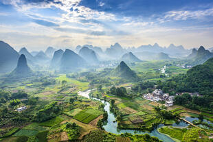 Li Fluss bei Yangshuo