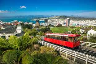 Blick auf Cable Car