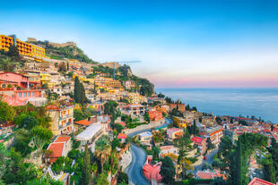 Blick auf Taormina