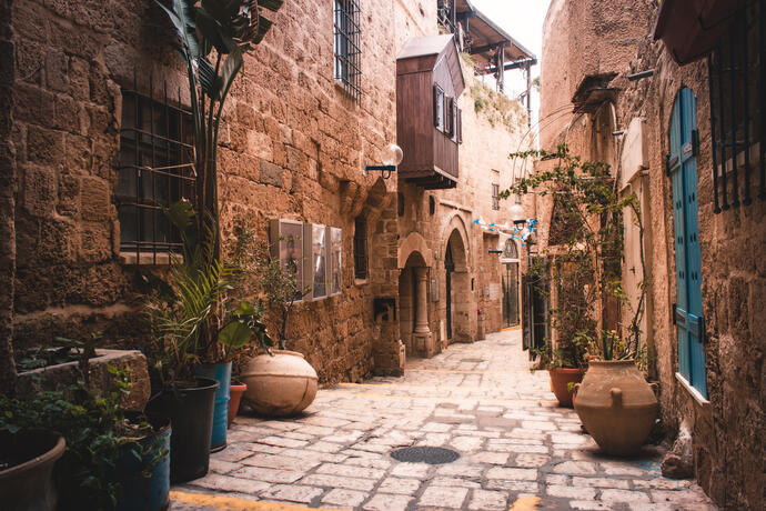 die Altstadt Jaffas in Tel Aviv