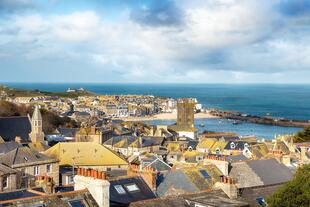 Aussicht auf das Meer in St. Ives