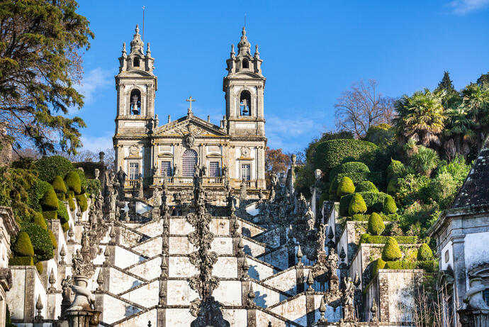 Wallfahrtskirche Bom Jesus in Braga