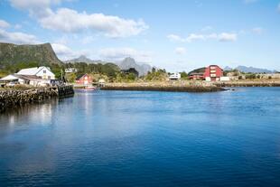 Blick auf Harstad