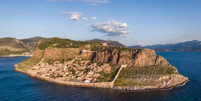 Blick auf Monemvasia