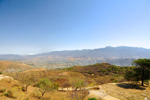 Blick von Monte Alban