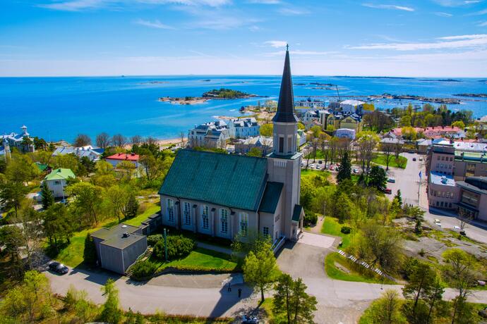 Hanko Blick auf Stadt