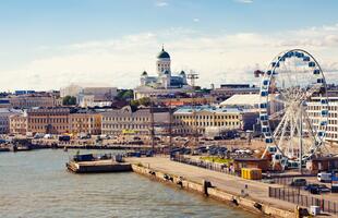 Blick auf Helsinki