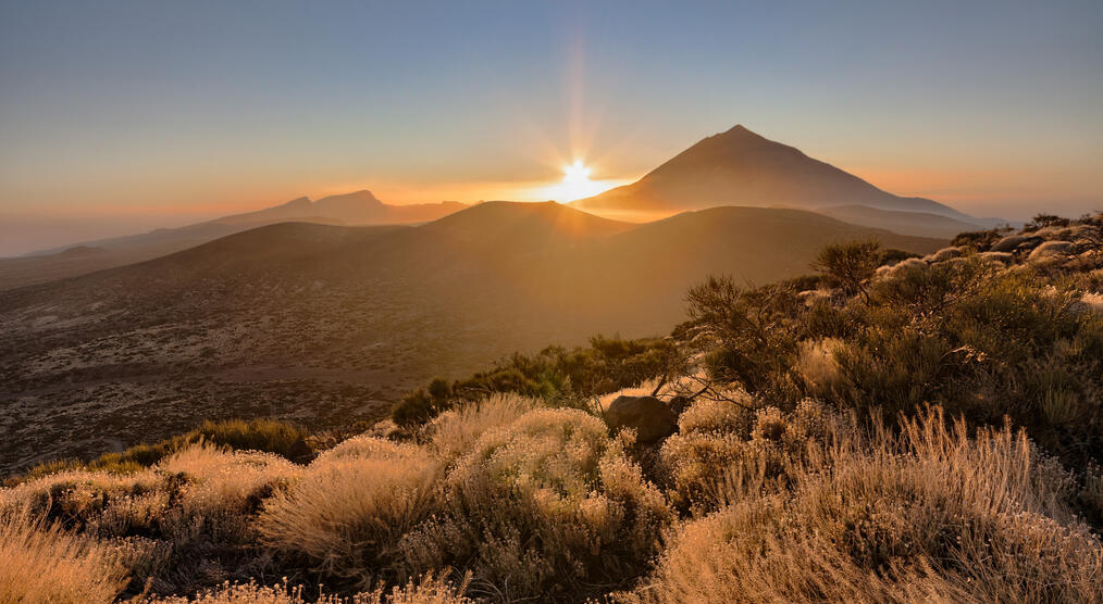 Sonnenuntergang im Teide Nationalpark