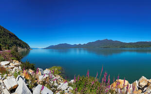 Blick auf Puyuhuapi