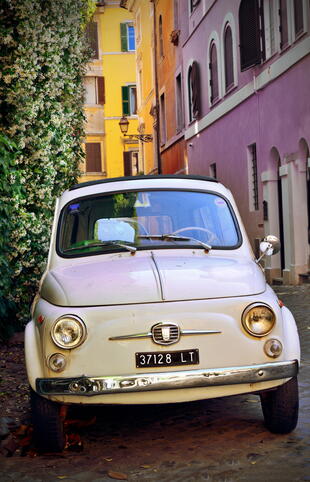 Alter Fiat in Trastevere