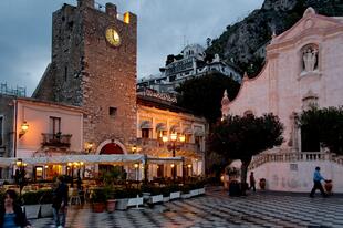 Taormina am Abend