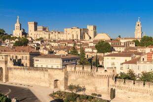 Blick auf Avignon