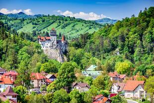 Schloss Bran und Stadt Bran