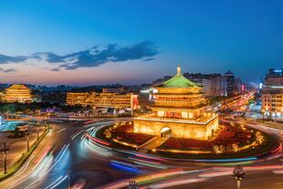 Xi'an bei Nacht