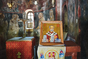 Heiliger in Kirche Agios Nikolaos Fountoukli