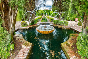 Gärten des Generalife in Granada