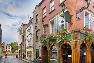 Temple Bar Street in Dublin