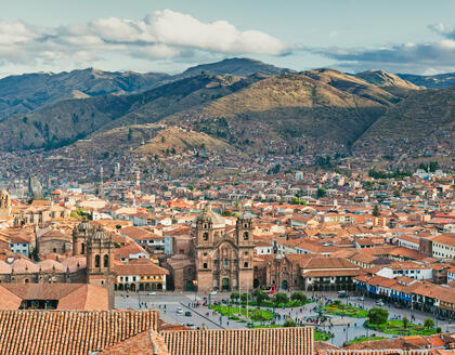 Blick auf Cusco