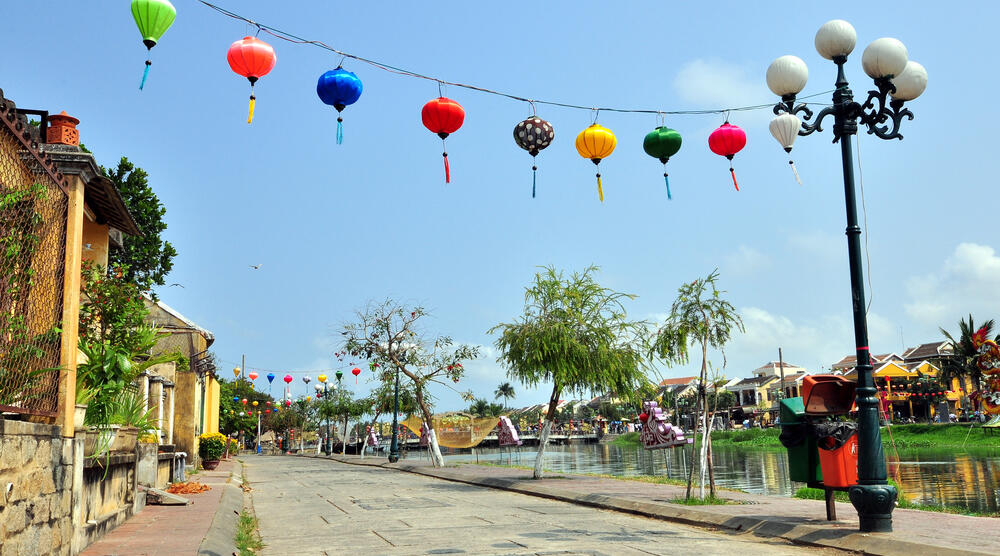 Straße in Hanoi