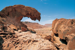 Wüstenlandschaft in Twyfelfontein