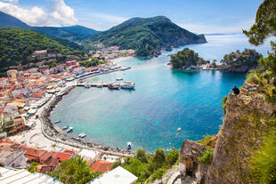 Blick auf die Bucht von Parga