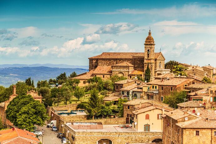 Montalcino, Toskana