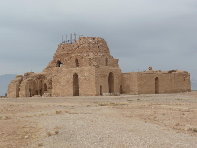 Sassaniden-Palast in Sarvestan 