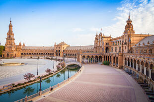 Spanischer Platz in Sevilla