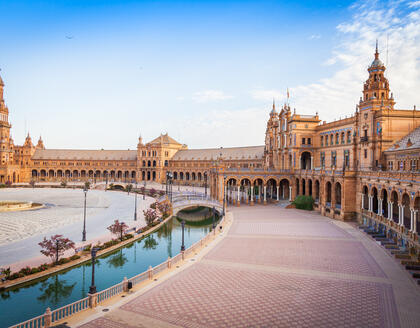 Spanischer Platz in Sevilla