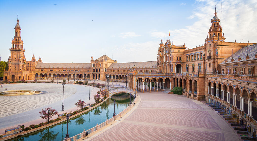 Spanischer Platz in Sevilla