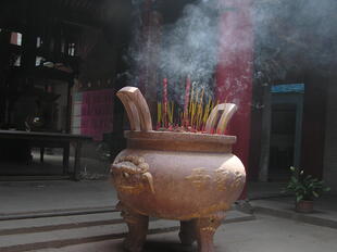 Tempel in Saigon