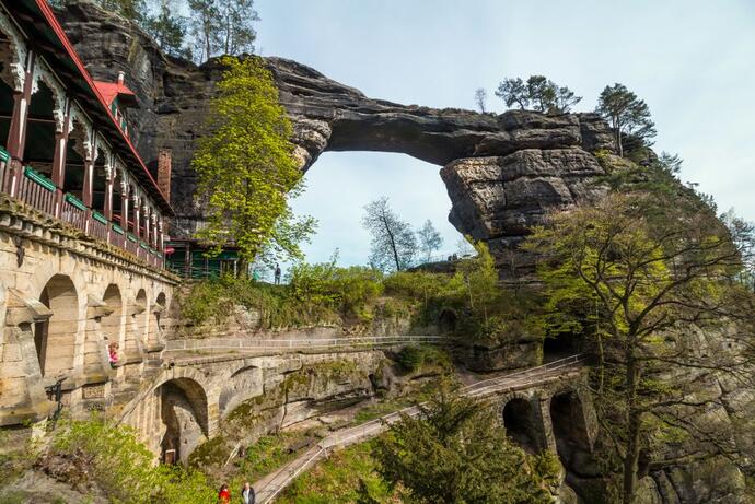 Prebischtor in der böhmischen Schweiz