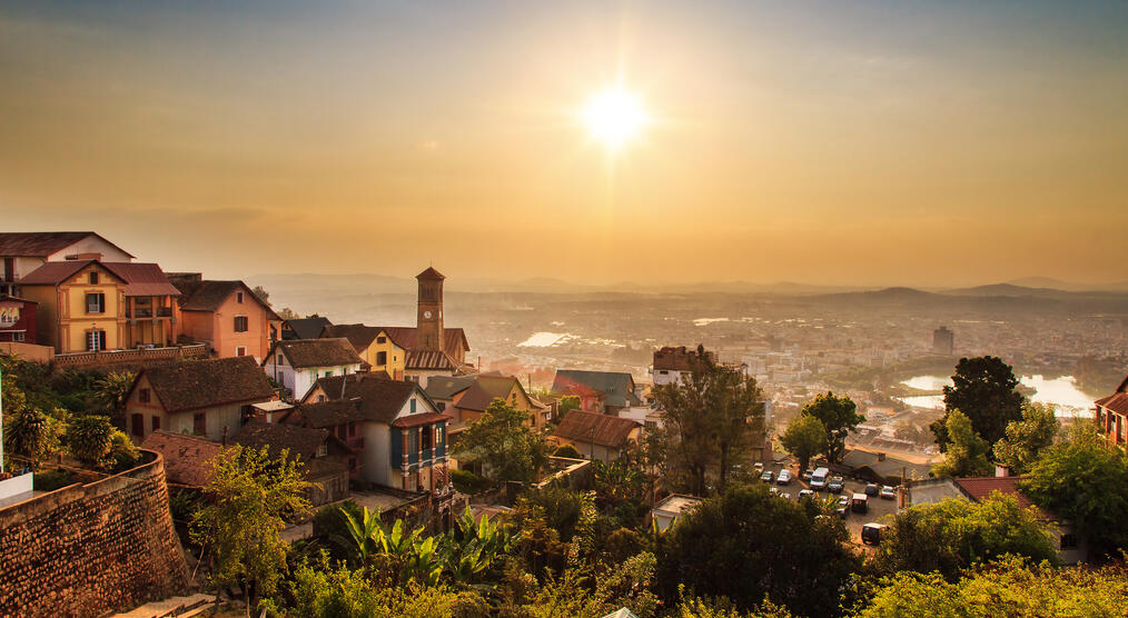 Blick auf Antananarivo